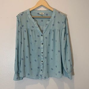 3/$15 Loose & Lightweight a.n.a Blouse Sz XL
